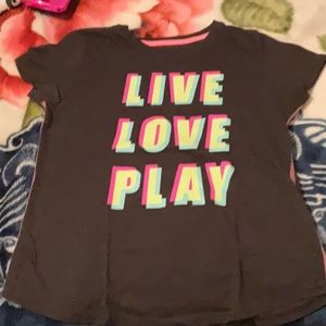 Live,love,play, black and only used Once